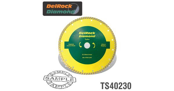 Diamond Blade 230mm Turbo Delrock product image