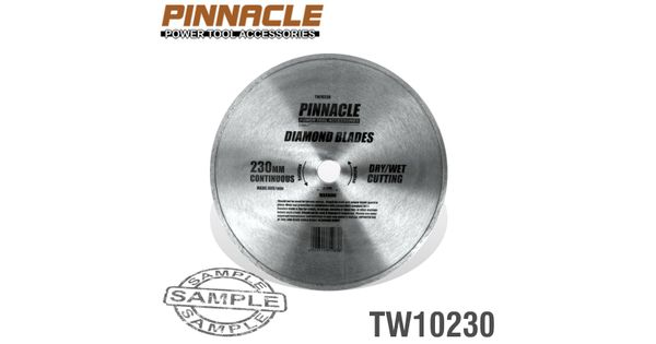 Diamond Blade Cont.rim 230x22.22mm Pinnacle product image